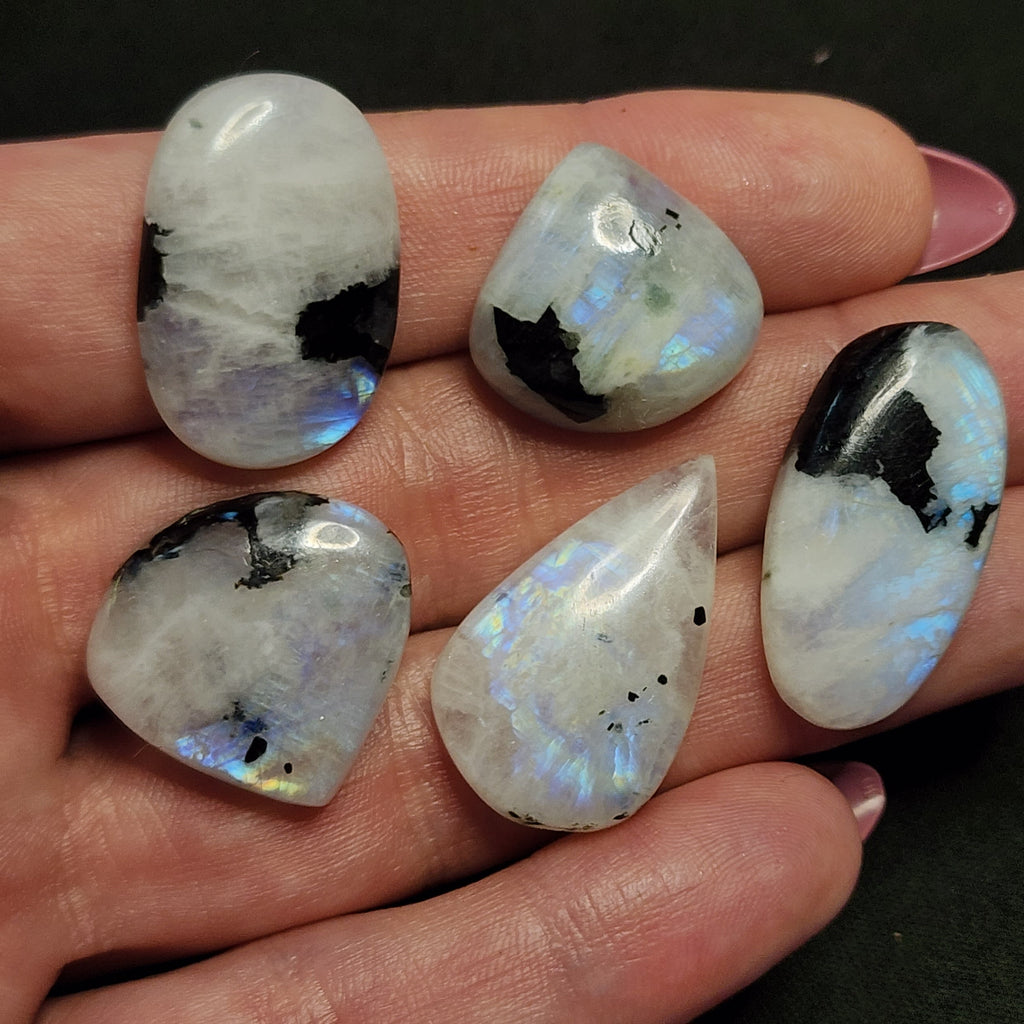 Tourmalinated Moonstone Lot A