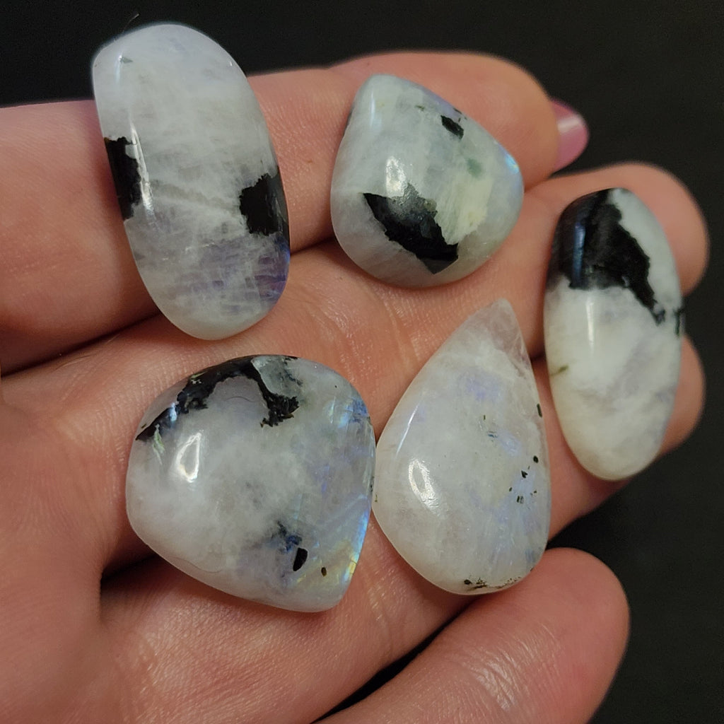 Tourmalinated Moonstone Lot A