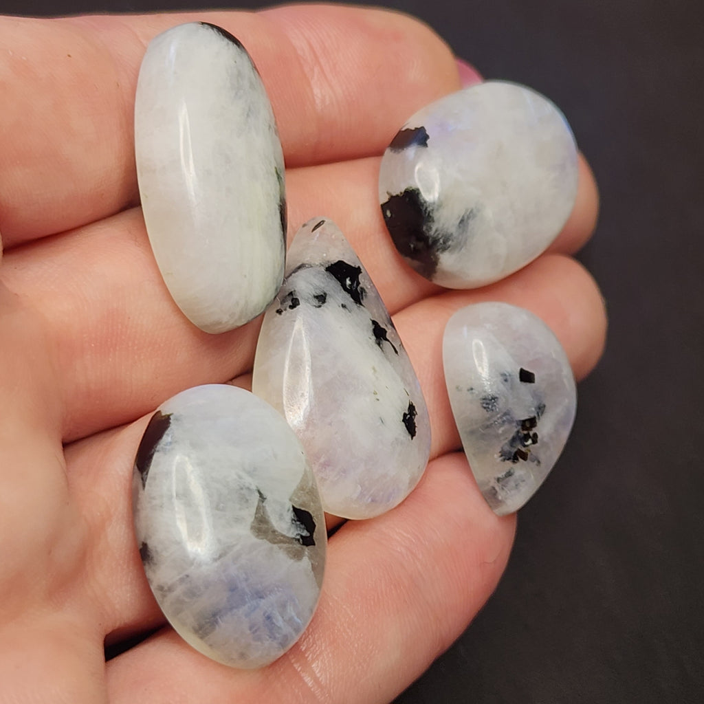 Tourmalinated Moonstone Lot E