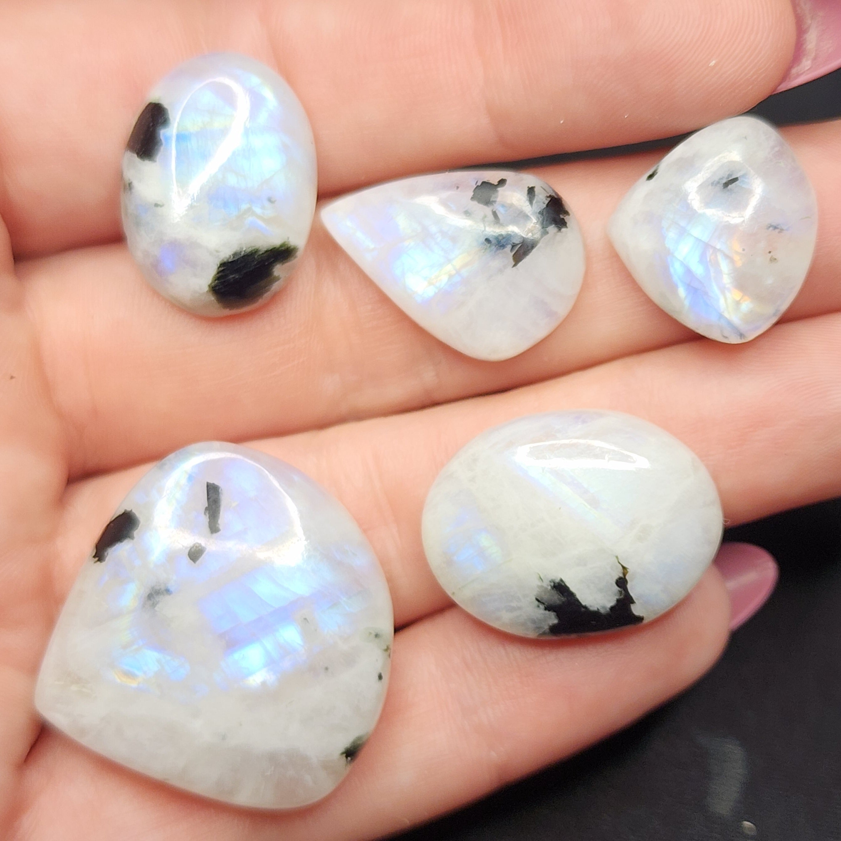 Rainbow Moonstone Lot N