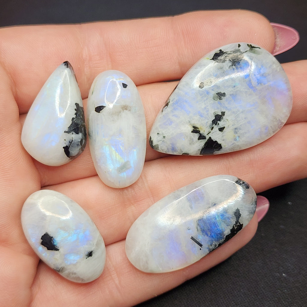 Rainbow Moonstone Lot Q