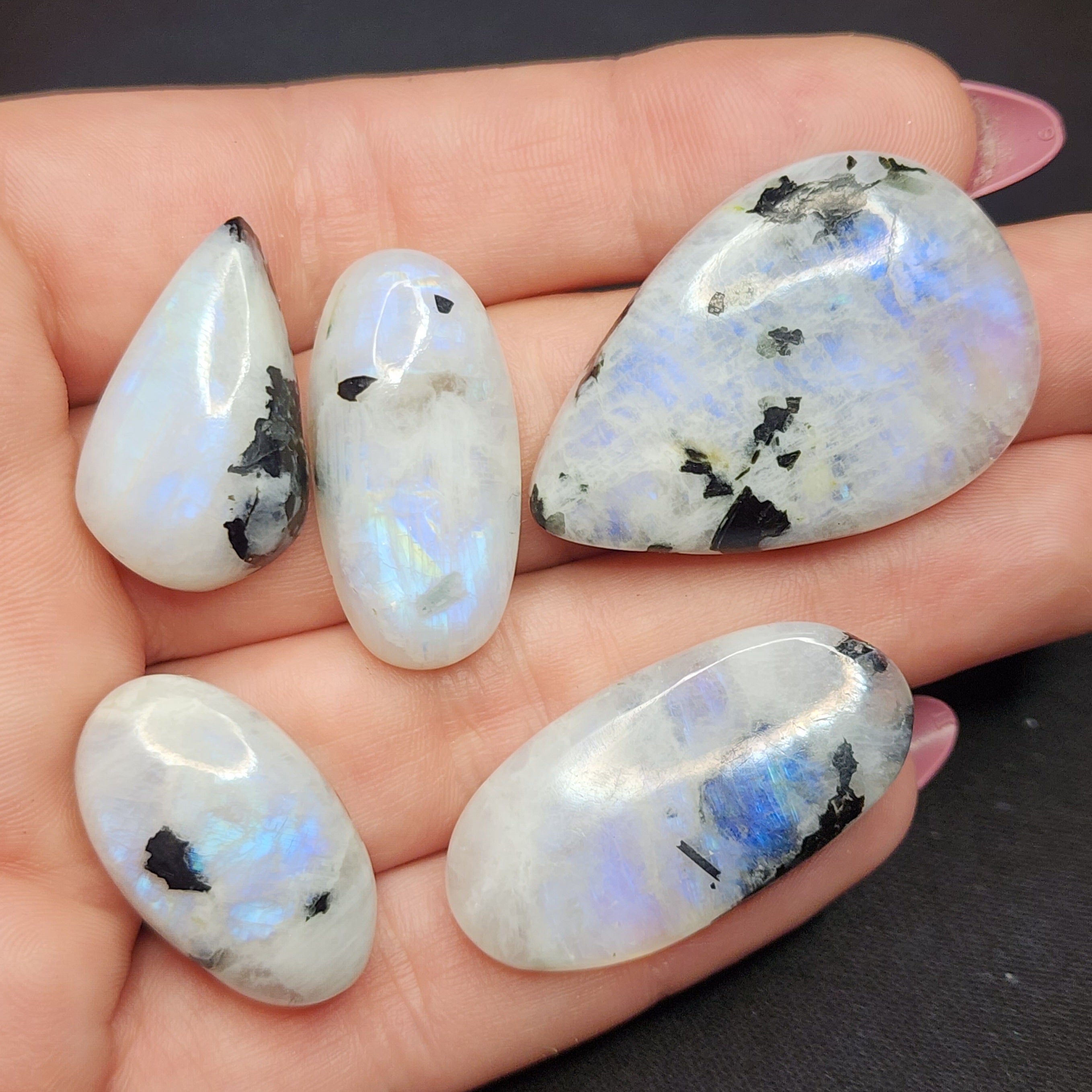 Rainbow Moonstone Lot Q