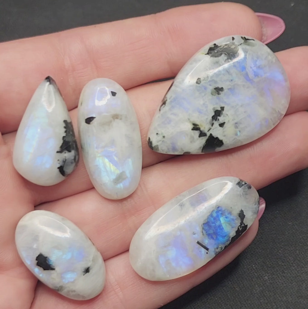 Rainbow Moonstone Lot Q